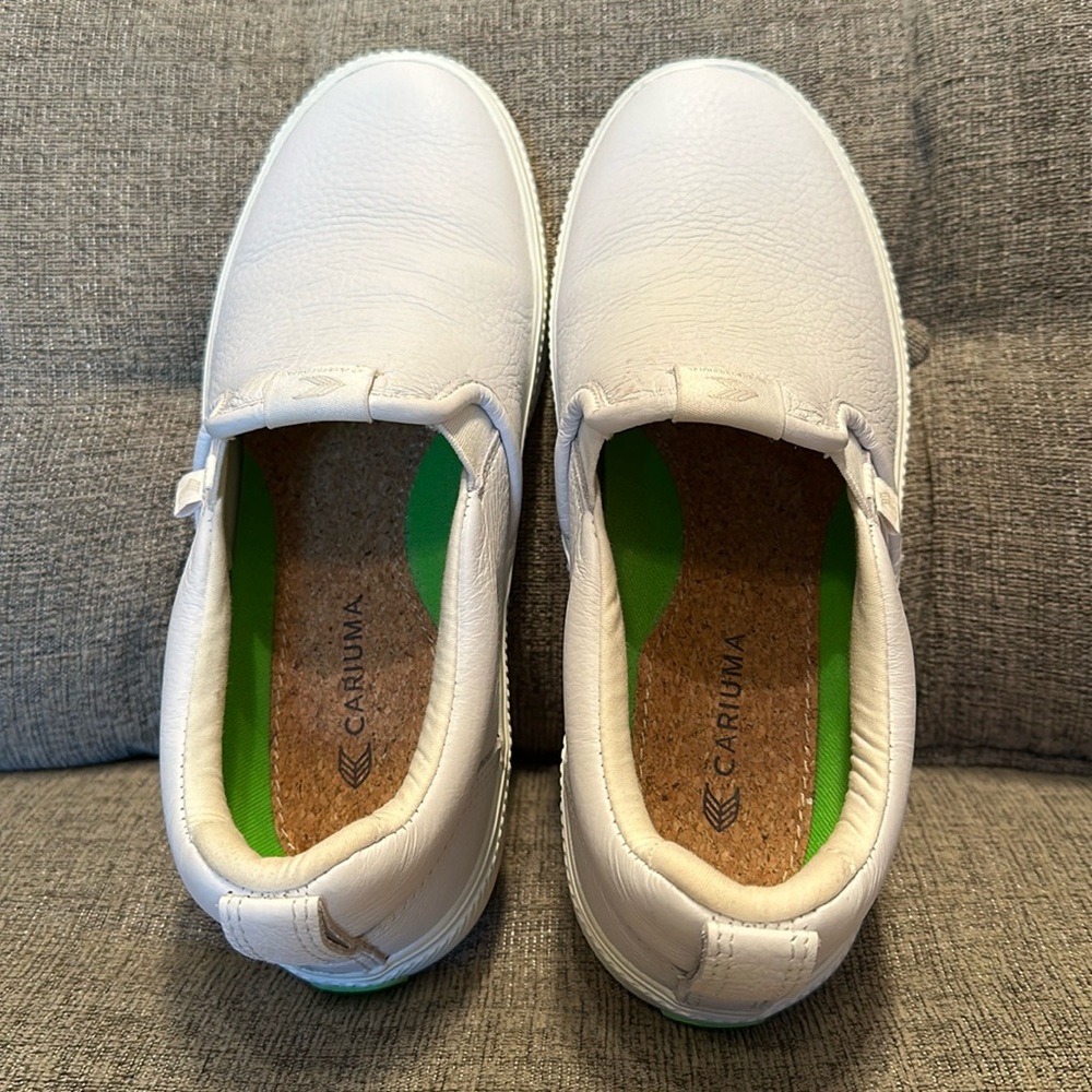Cariuma Leather Slip Ons